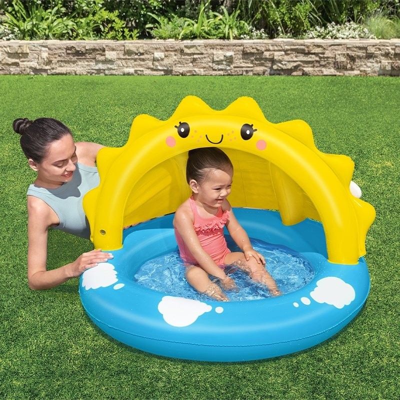 Bestway Piscina Hinchable Infantil Aro Sol 101x97x71 Cm +2 Años Jardin 52637