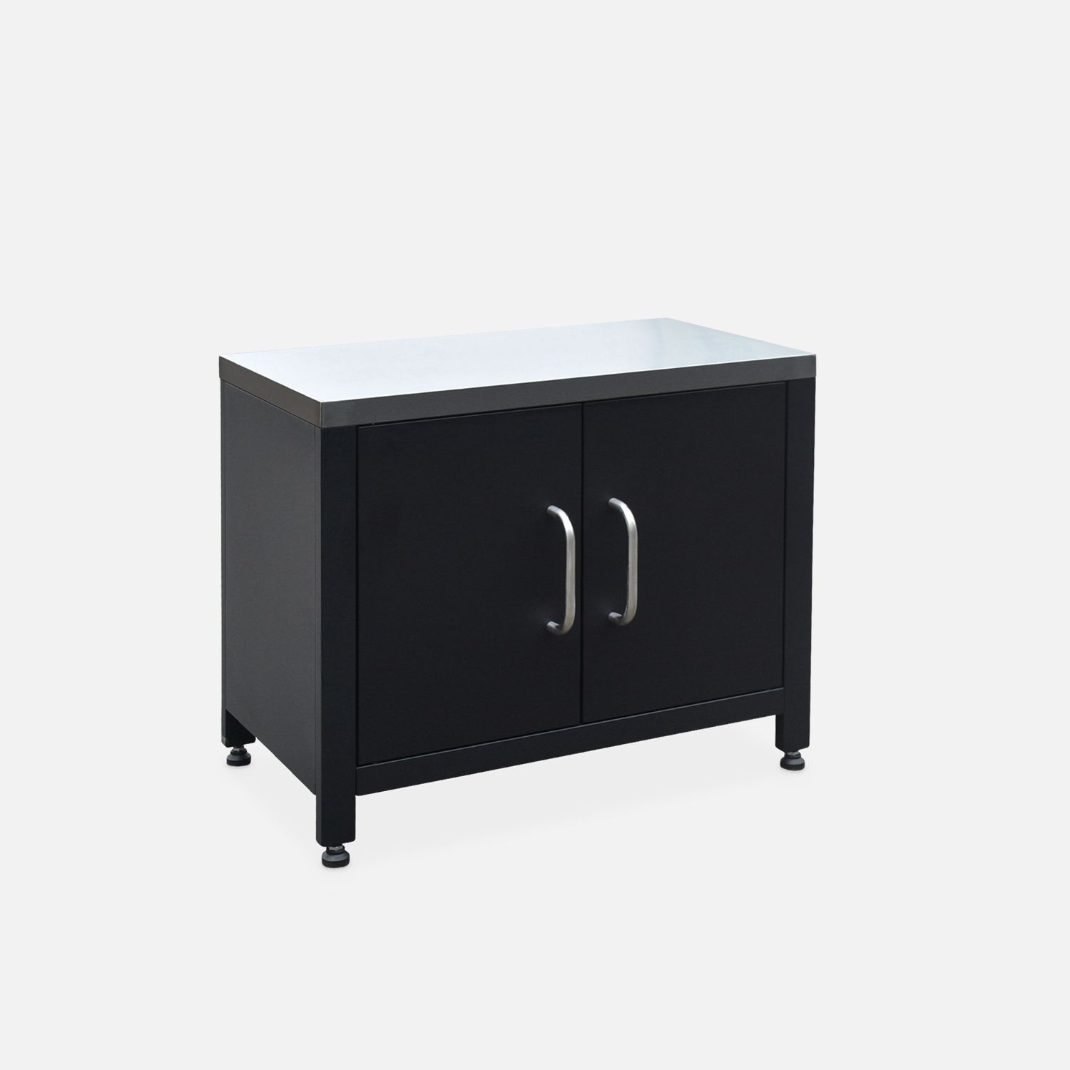 Cocina Exterior De Acero, 80cm, Negro