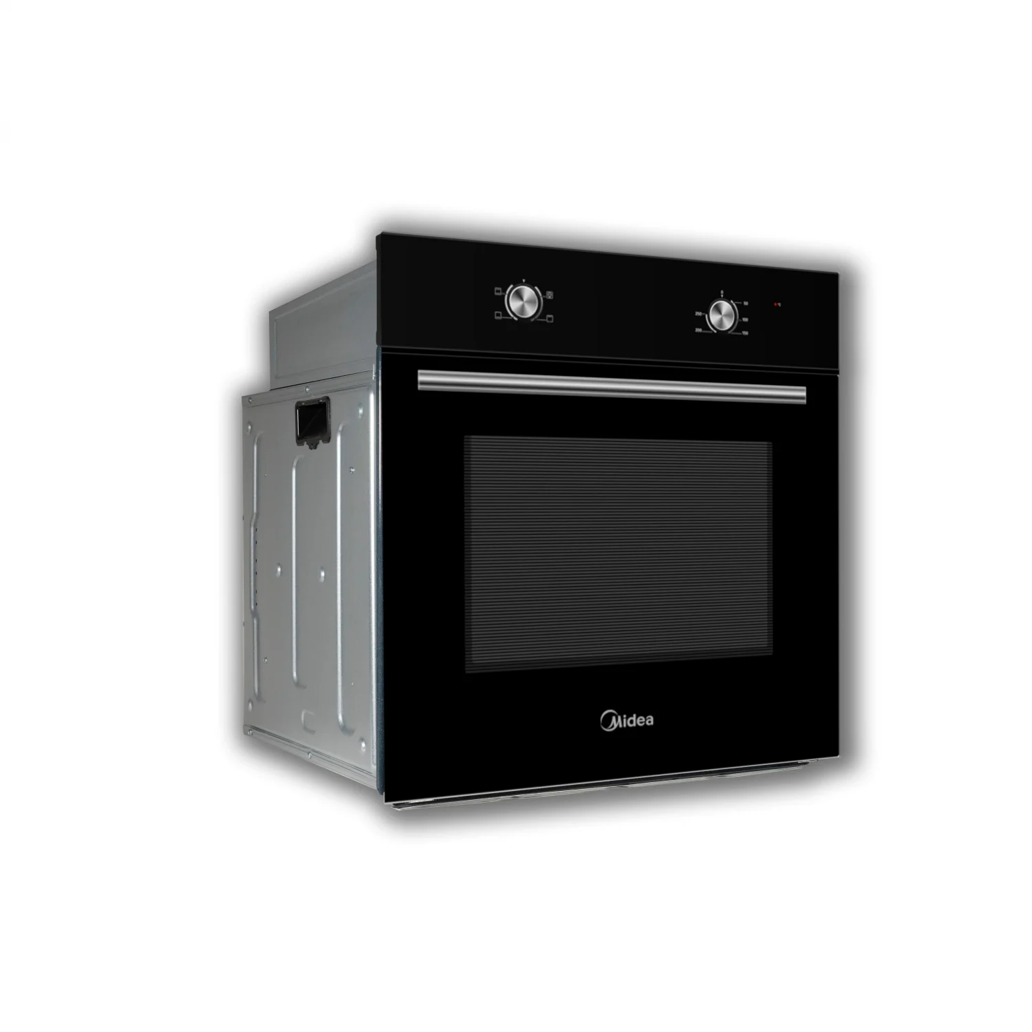 Horno Multifunción Midea MD65L40M0-00, 2.1 kW, 70 L, Apertura Abatible, 4 Funciones de Cocción, Eficiencia A - Negro