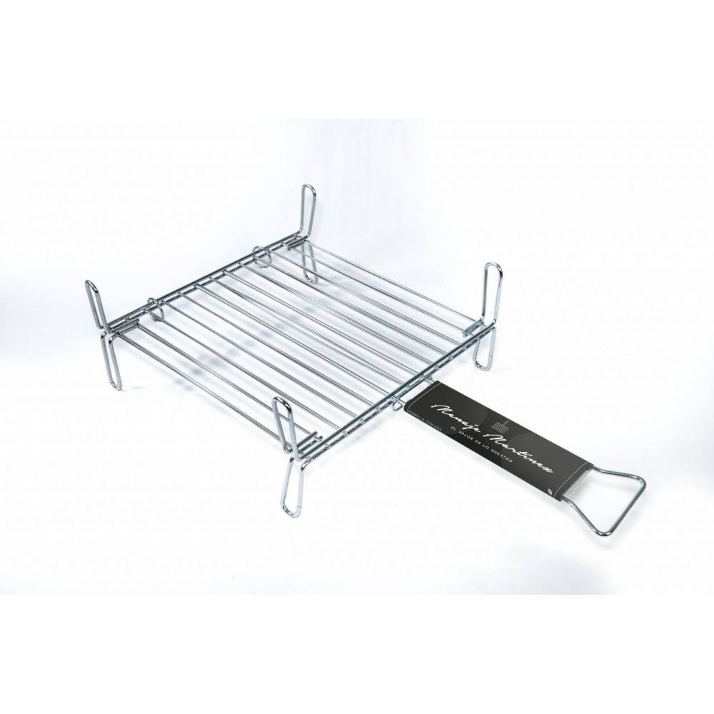 Parrilla Barbacoa Doble Zincada 50x50 Cm Menaje Martínez