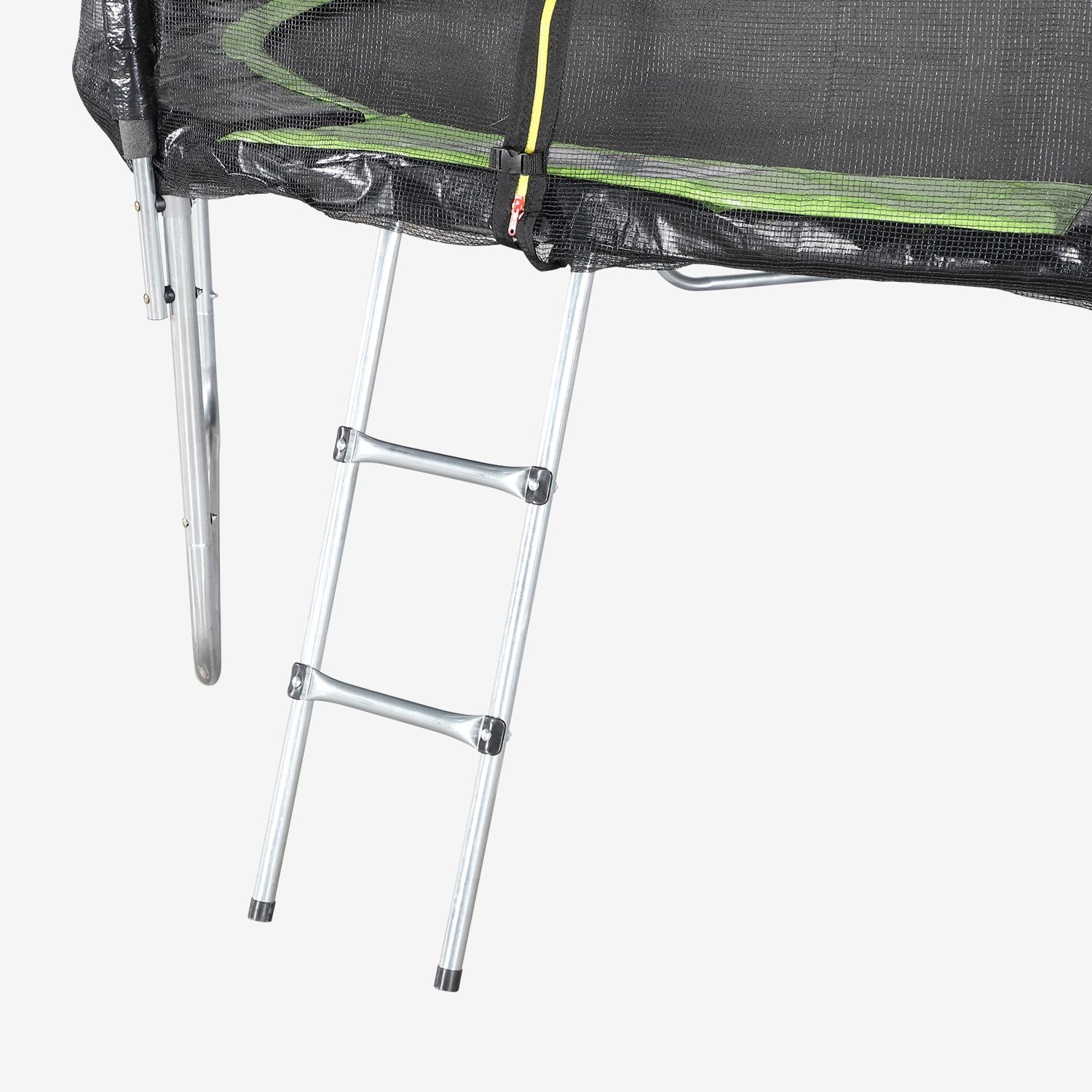 Cama Elástica Con Pack De Accesorios, 370cm, Verde