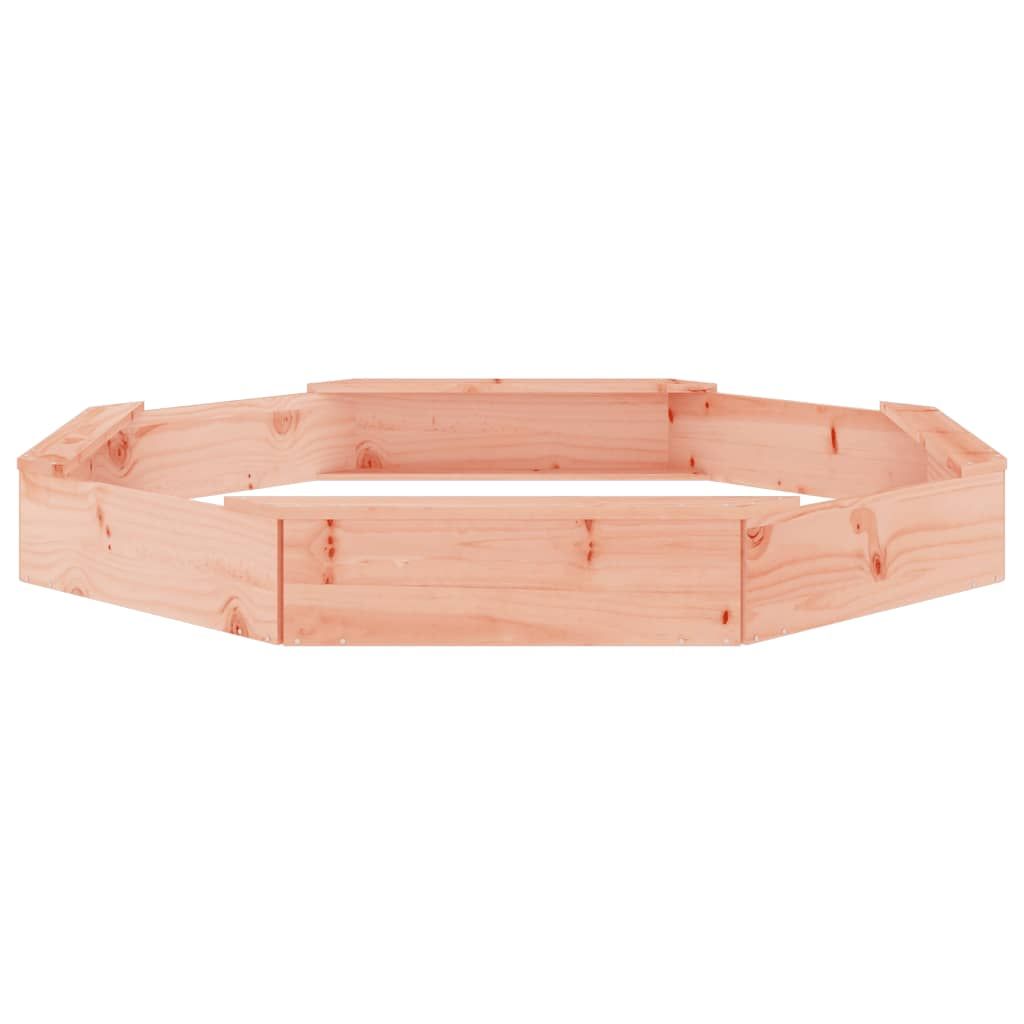 Arenero Con Asientos Octógono Madera Maciza De Abeto Douglas Vidaxl