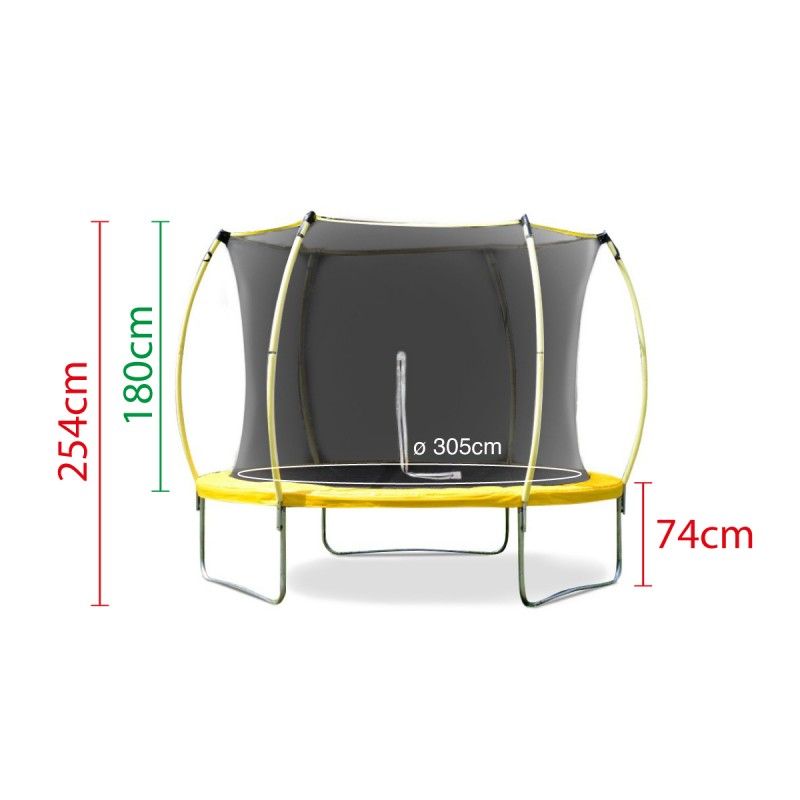 Cama Elástica Ataa Oval Rosa - Juegos Y Juguetes Infantiles Para Niños Al Aire Libre