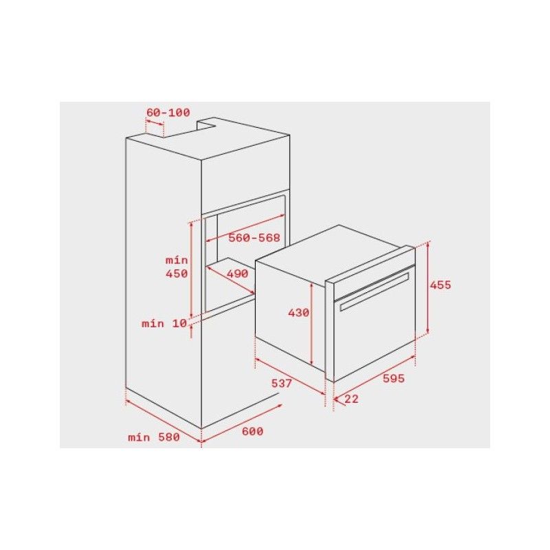 Horno Teka Hsc644c 45cm Inox 40587603