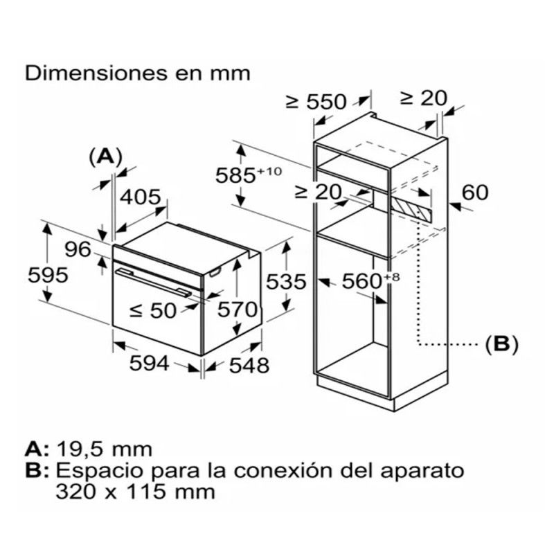 Horno Balay 3hb4131b2 Blanco Aquálisis