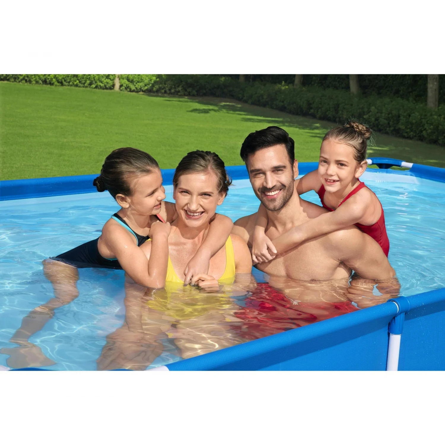 Piscina Tubular 400x211x81 cm Bestway
