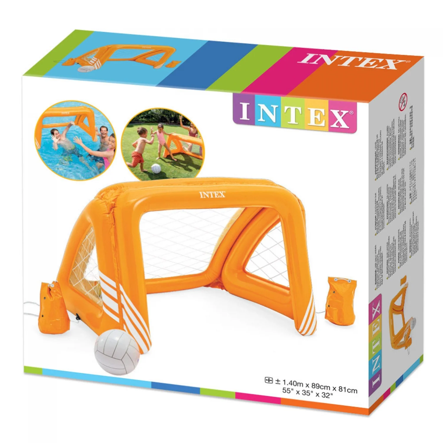 Portería Hinchable de Agua y Jardín 140x89x81 cm