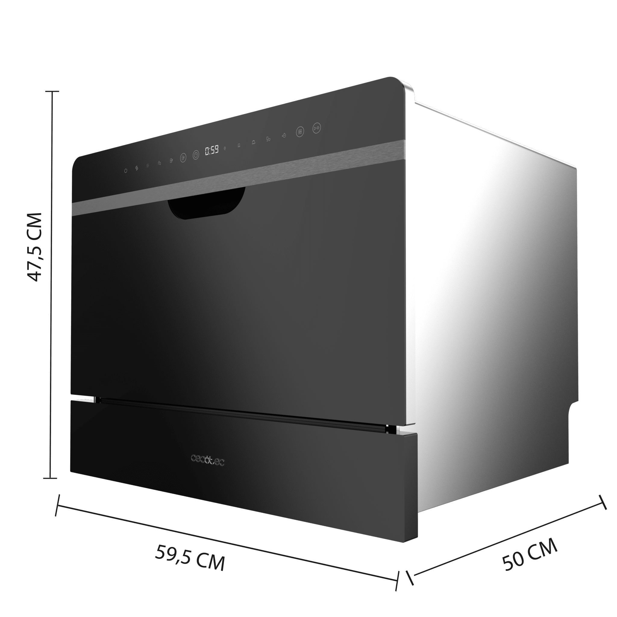 Bolero Aguazero 2500 S-BI Black Glass