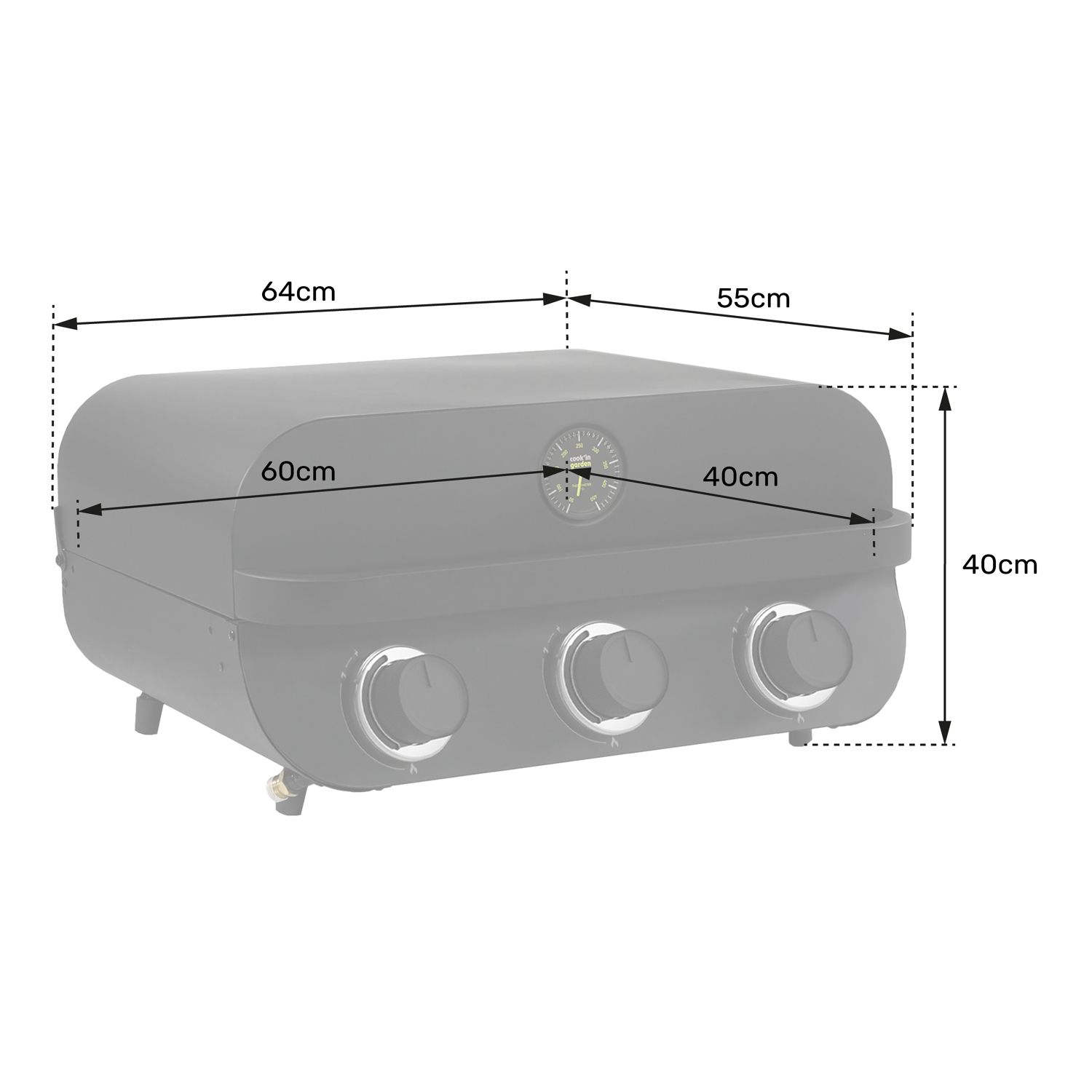 Barbacoa De Gas Flavo 60