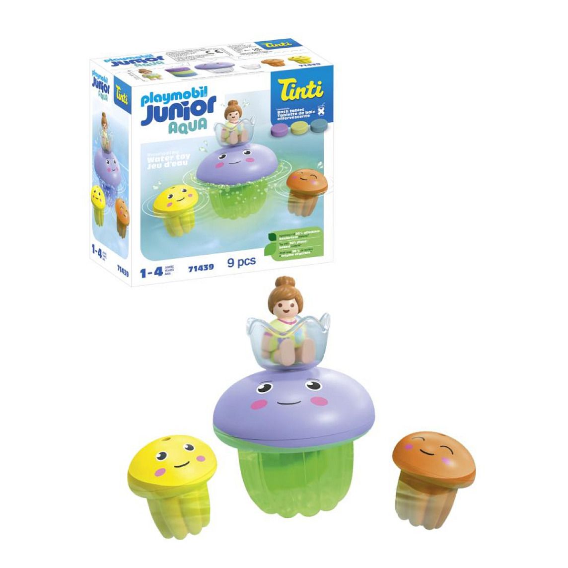 Junior Aqua Y Tinti: Familia De Medusas