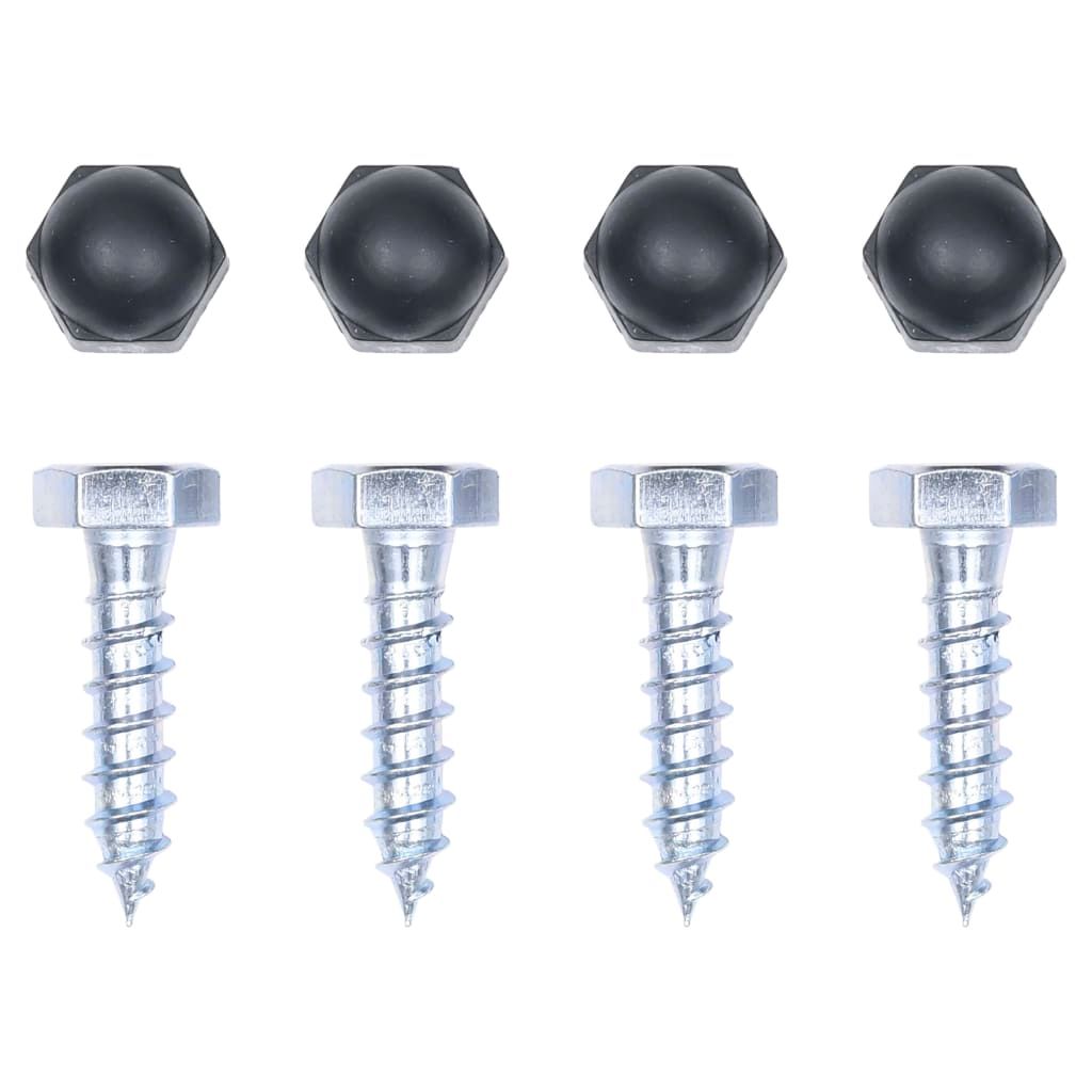 Barras De Gimnasia 3 Piezas 125 Cm Acero Rojo Vidaxl