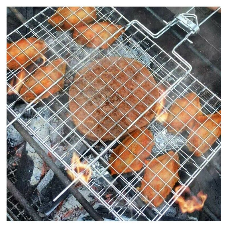 Parrilla Para Asar Comida En Barbacoa Parrillera 60x40x30cm