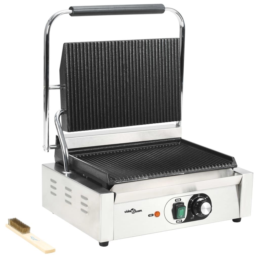 Grill Parrilla Estriada 2200 W 43x30,5x20 Cm Vidaxl
