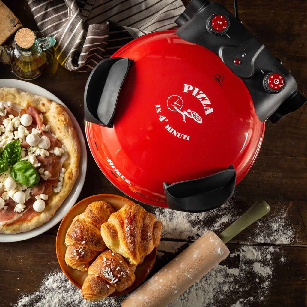 Ariete Horno Para Pizza Da Gennaro 1200 W Rojo Y Negro Ariete