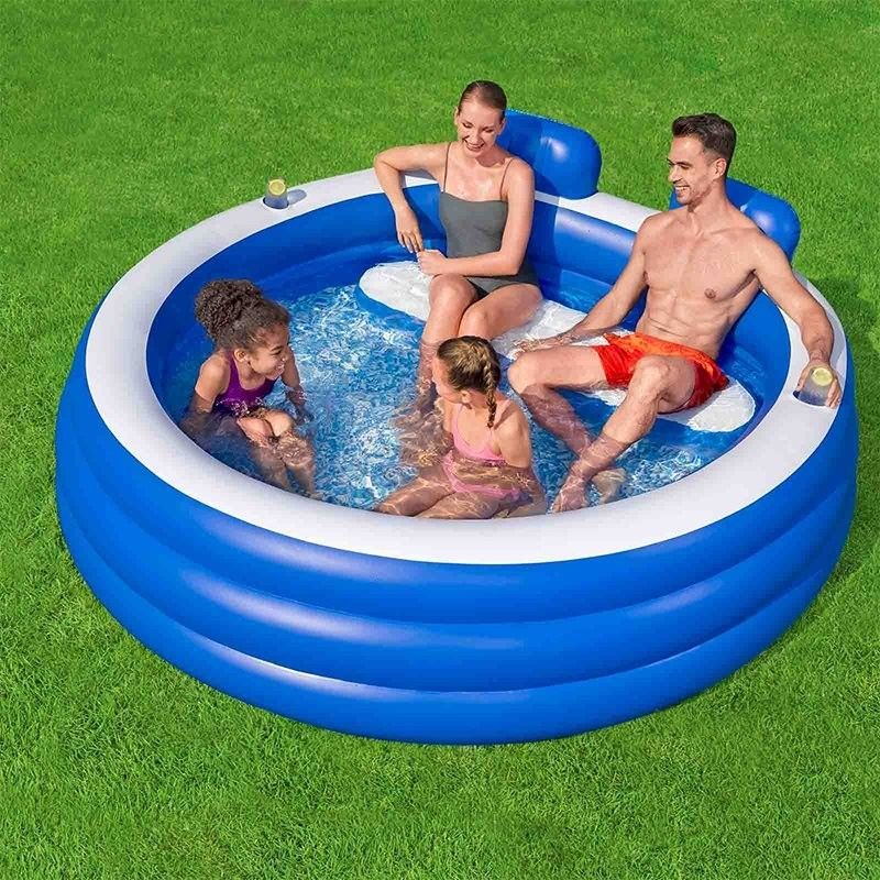 Bestway Piscina Hinchable Familiar 231x219x79 +6 Años Jardin 54422