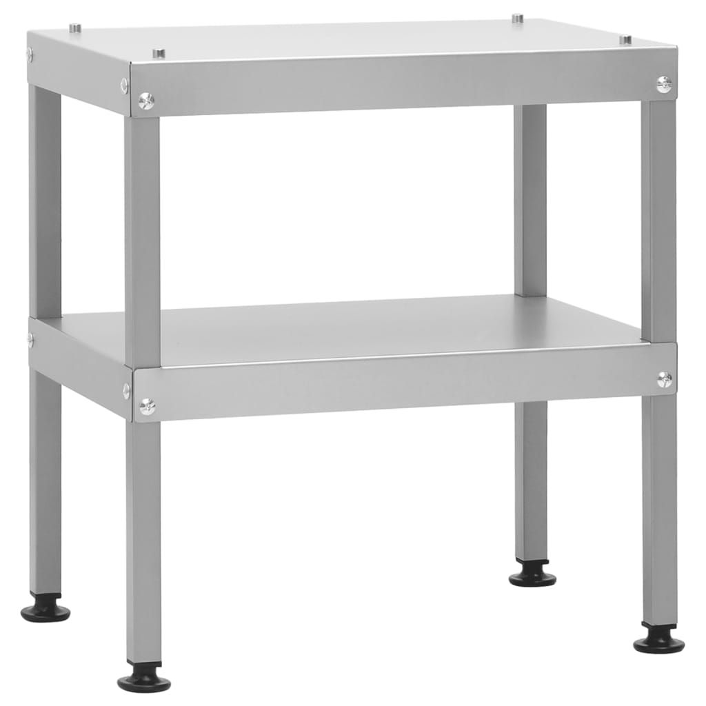 Mesa Para Horno Ahumador Acero Galvanizado 40x28x44,5 Cm Vidaxl