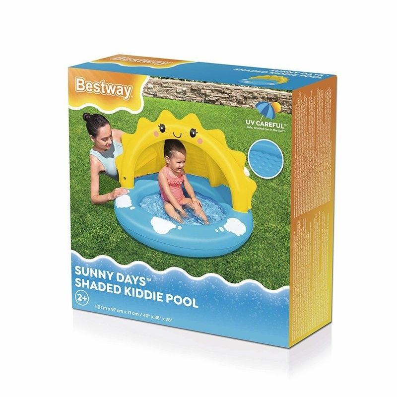 Bestway Piscina Hinchable Infantil Aro Sol 101x97x71 Cm +2 Años Jardin 52637