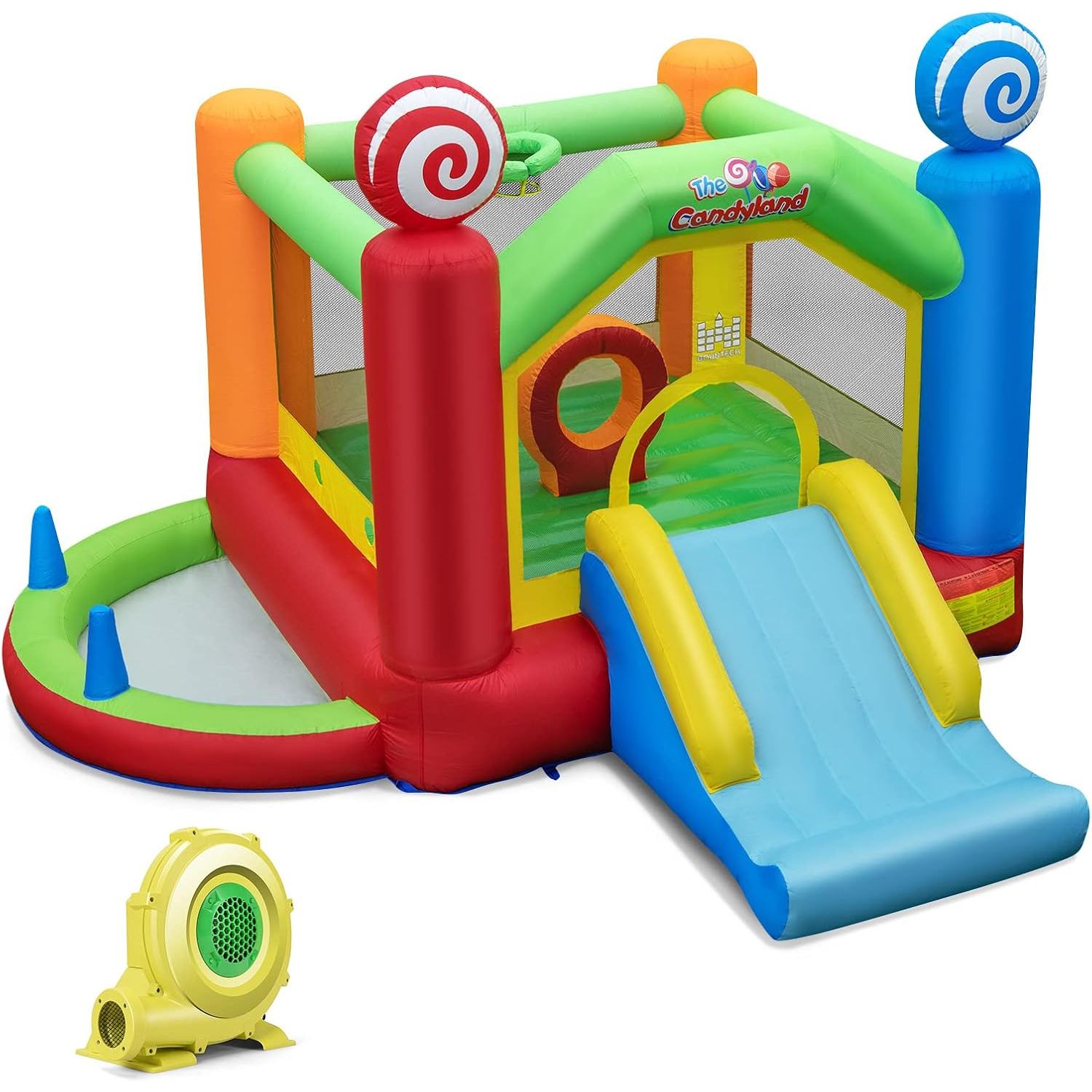 Castillo Hinchable Castillo Hinchable Grande Niños 3 Años +, Costway 385 X 355 X 245 Cm