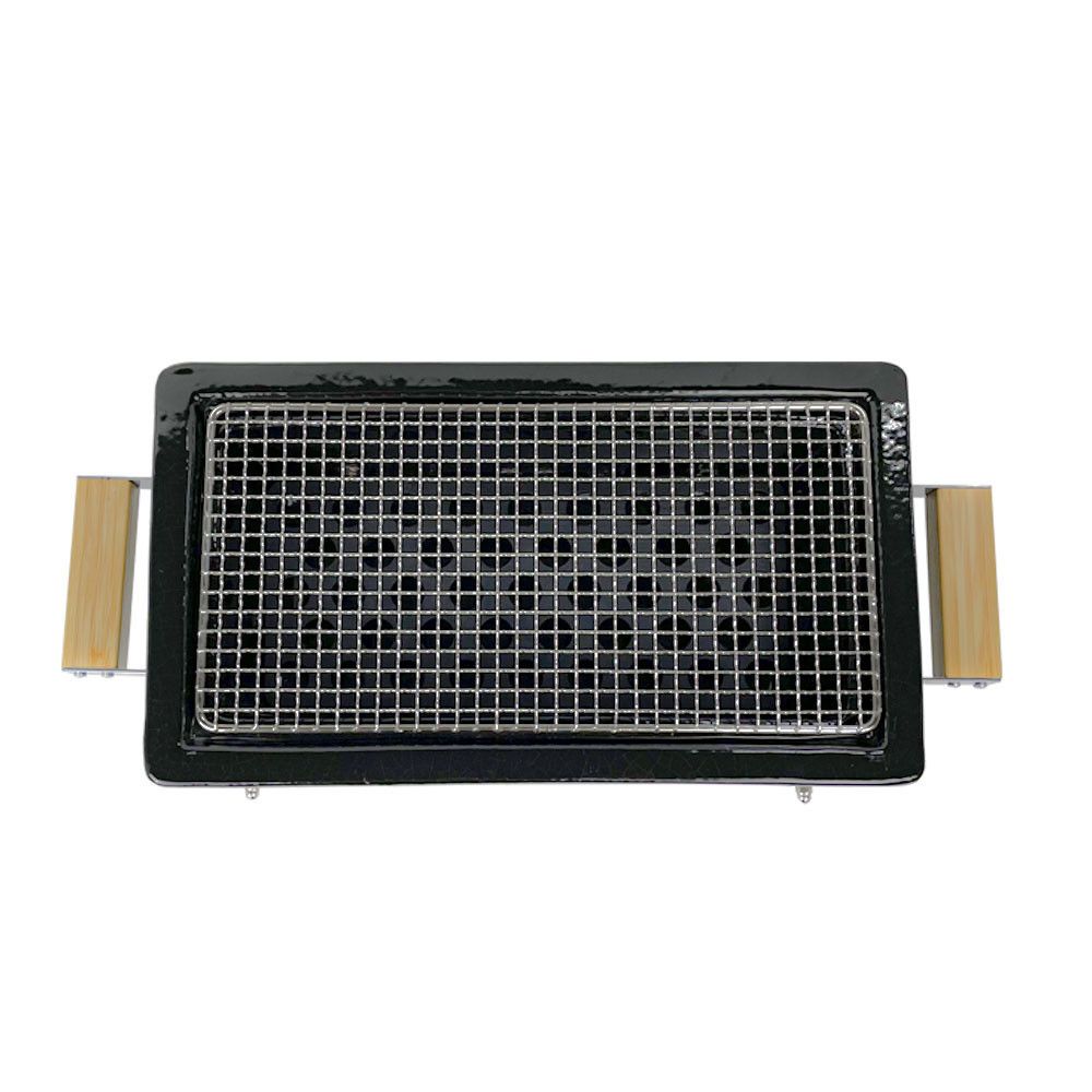 Parrilla De Mesa Rectangular Japonesa Tradicional Sumibi