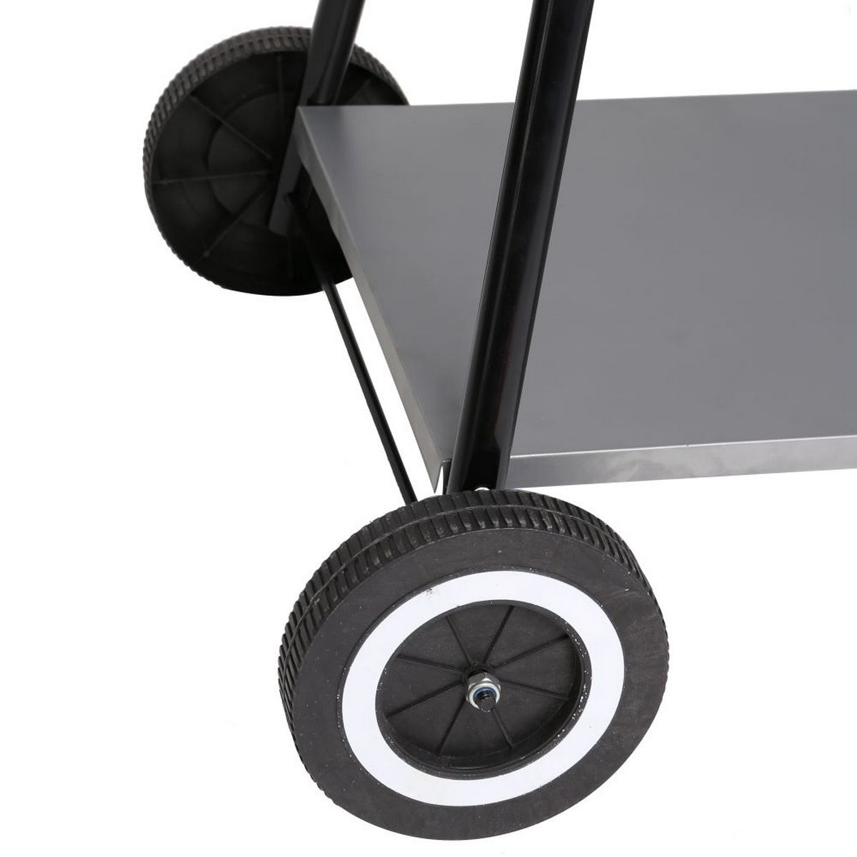 Barbacoa De Carbón Lolahome Con Parrilla De Acero, 57x38x80 Cm, Negra