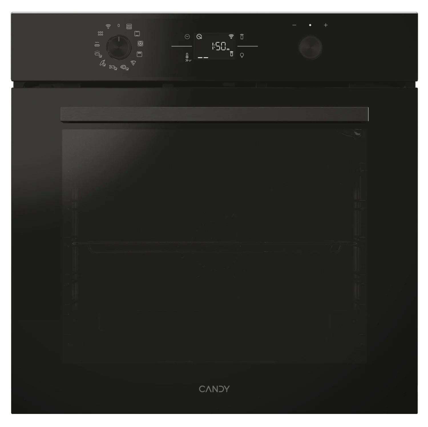 Horno Multifunción Candy CA6 NP5B3EHTB, 3.3 kW, 78 L, Apertura Abatible, 12 Funciones de Cocción, Wifi, Eficiencia A++ - Negro