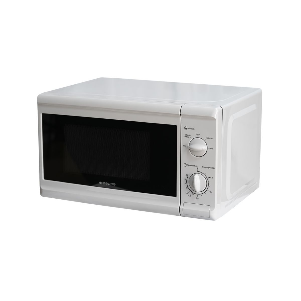 Microondas Aspes Amw2700 700 20l 5 Programas Blanco 25,8x44x33,9 Cm