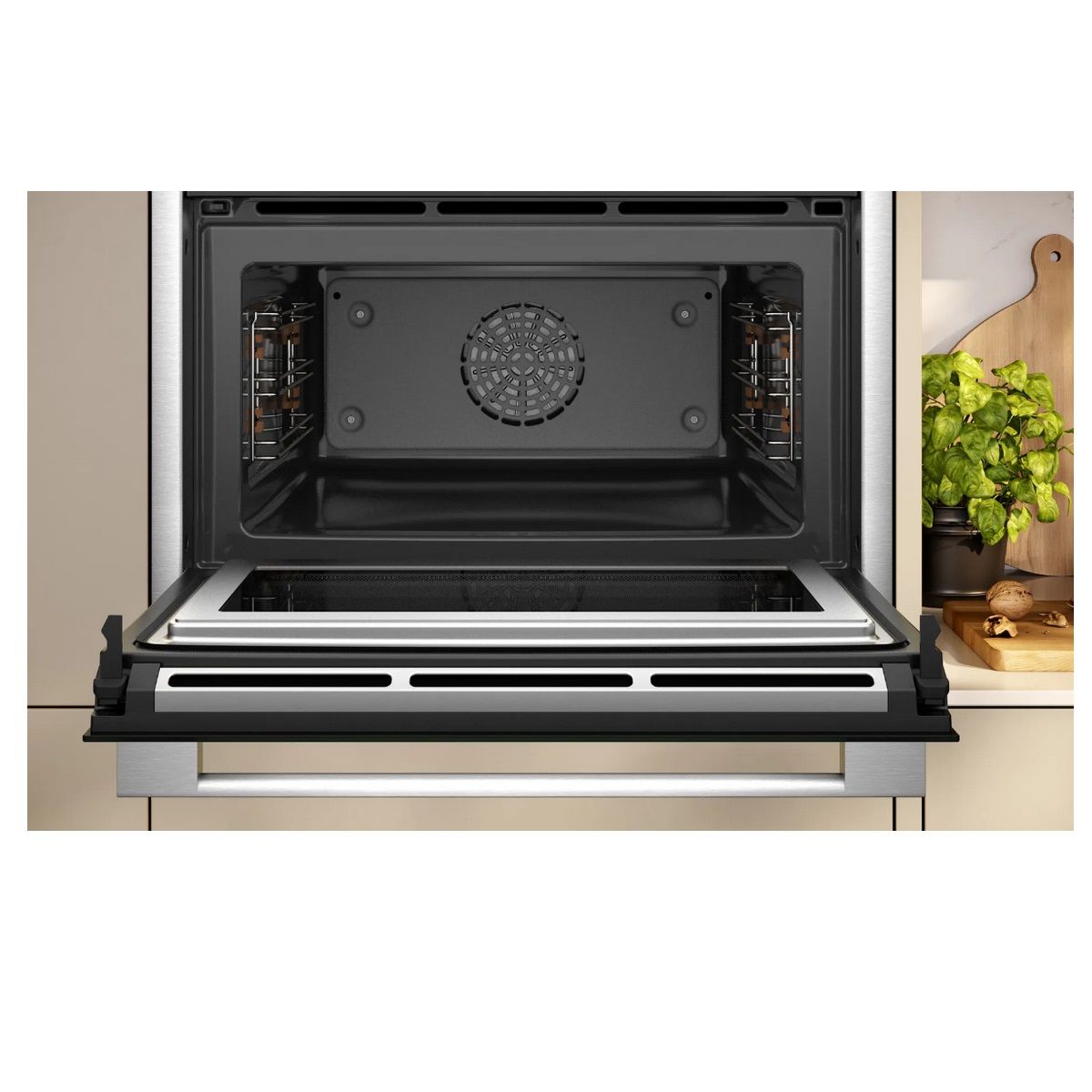 Neff Horno Combinado Mo Integrado 45l Acero Inoxidable - C24ms31n0