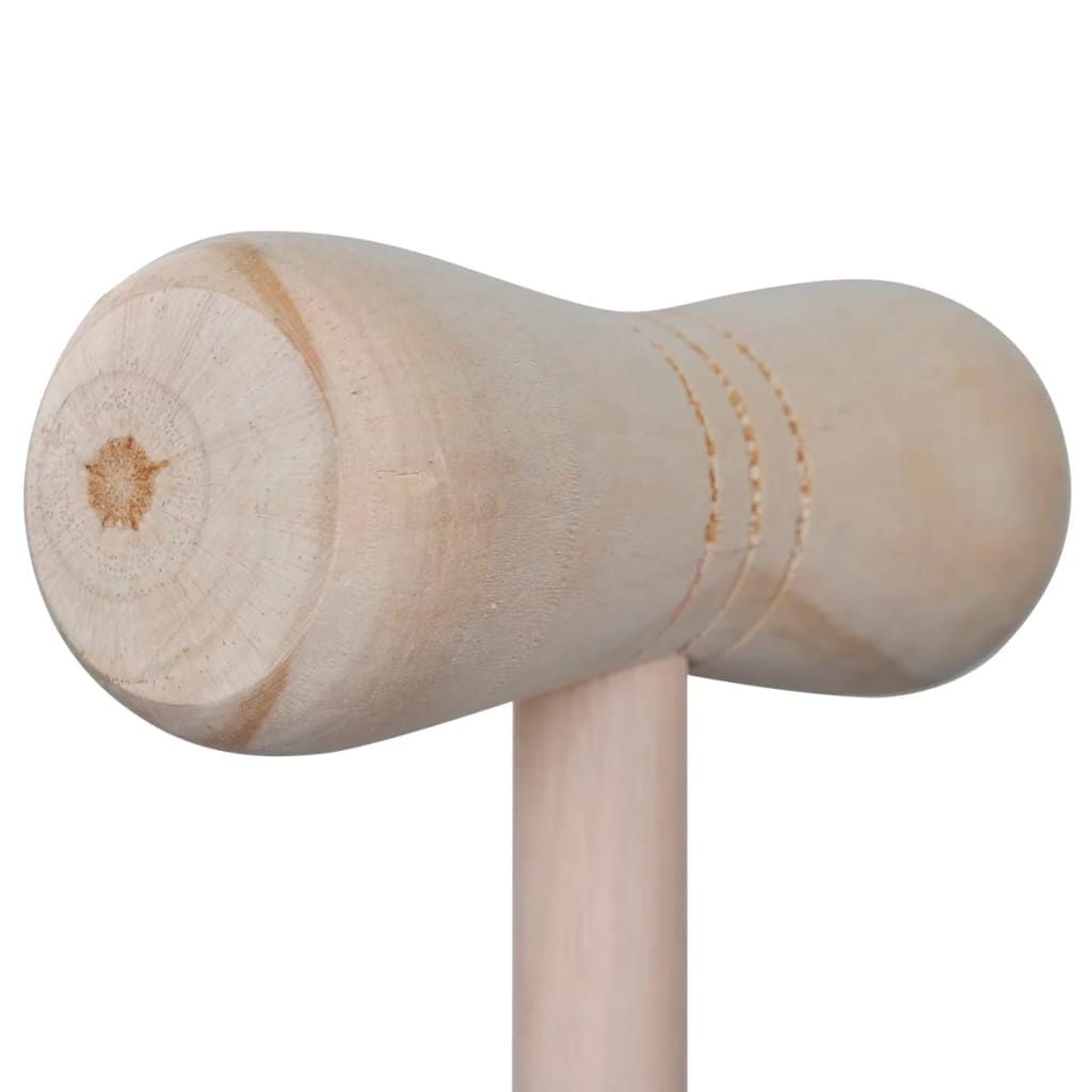 Juego De Croquet De Madera Para 4 Jugadores Vidaxl