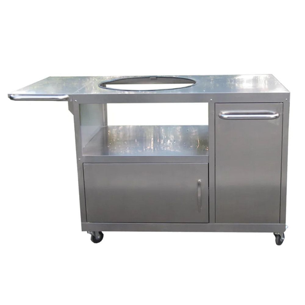 Kamado Con Mueble Inox