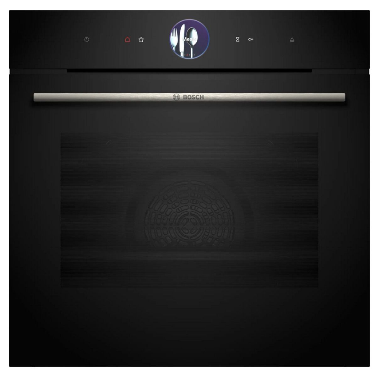 Bosch Horno Combinado De Vapor Integrado 71l 60cm A+ Pirólisis Negro - Hrg7764b1