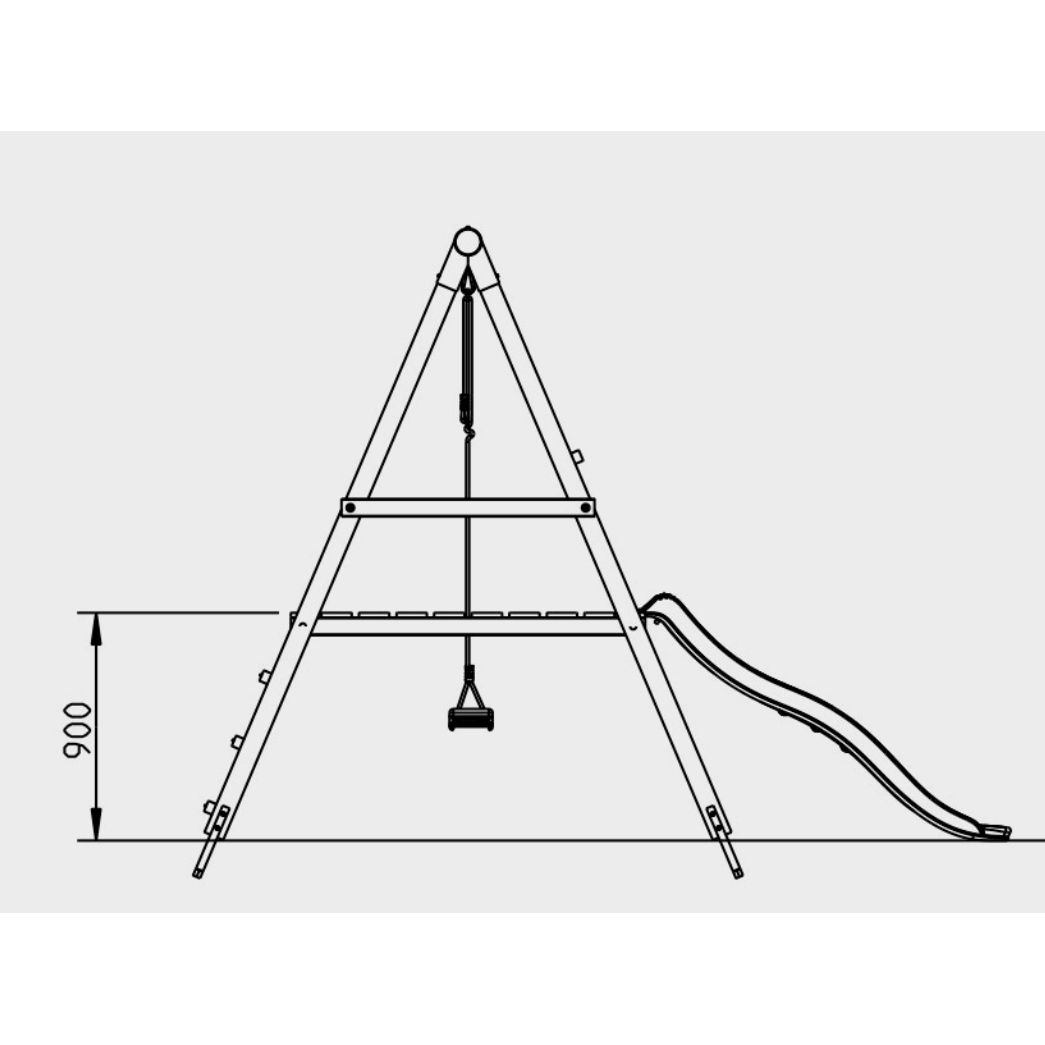 Parque Infantil Masgames Milos M Dos Asientos Planos