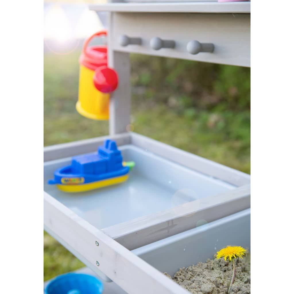 Mesa De Juegos Para Jardín Gris 89,5x35x88,5 Cm Roba