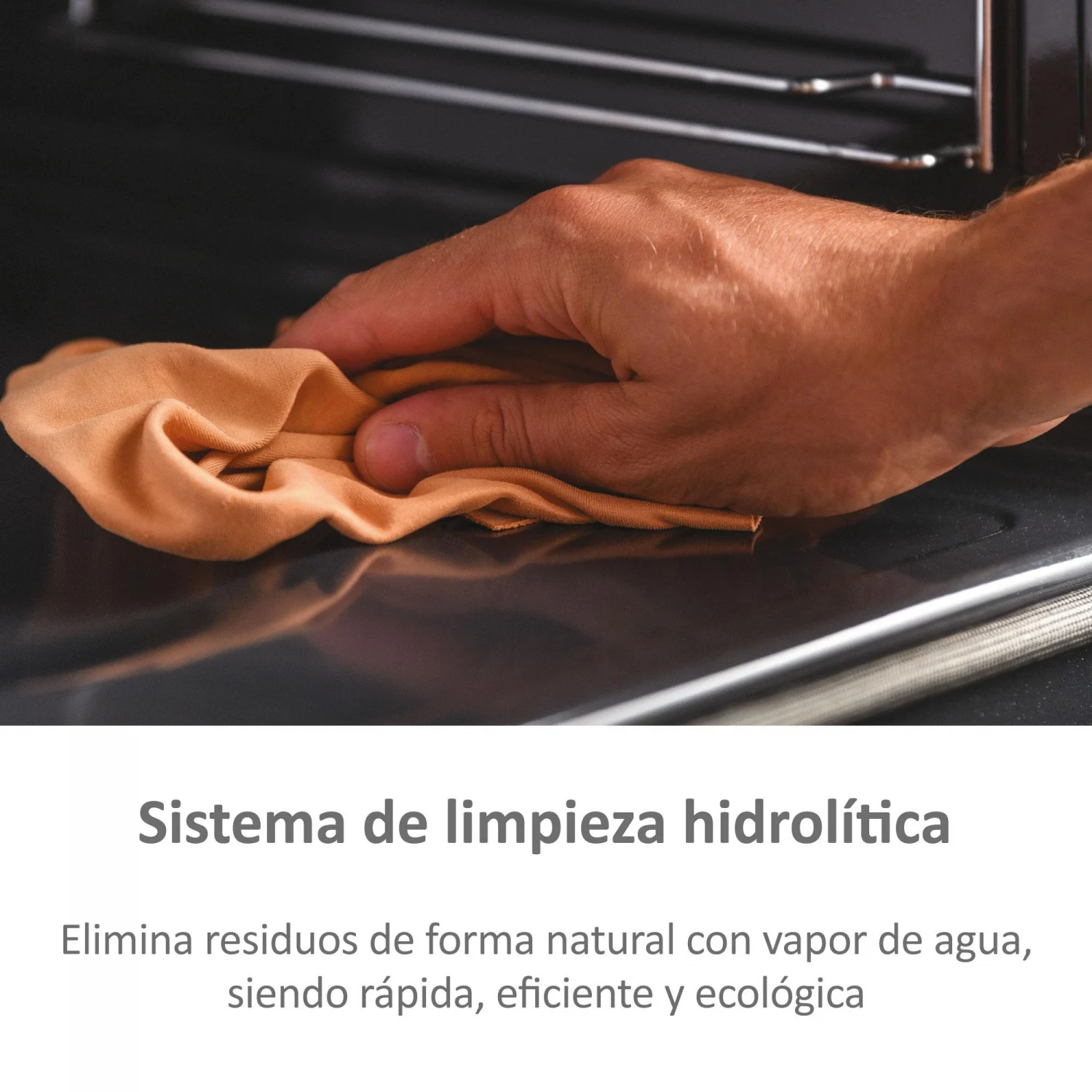 Horno Multifunción Haier H6 ID2P3T1HTB, 3.3 kW, 78 L, Apertura Abatible, 9 Funciones de Cocción, Eficiencia A+ - Negro