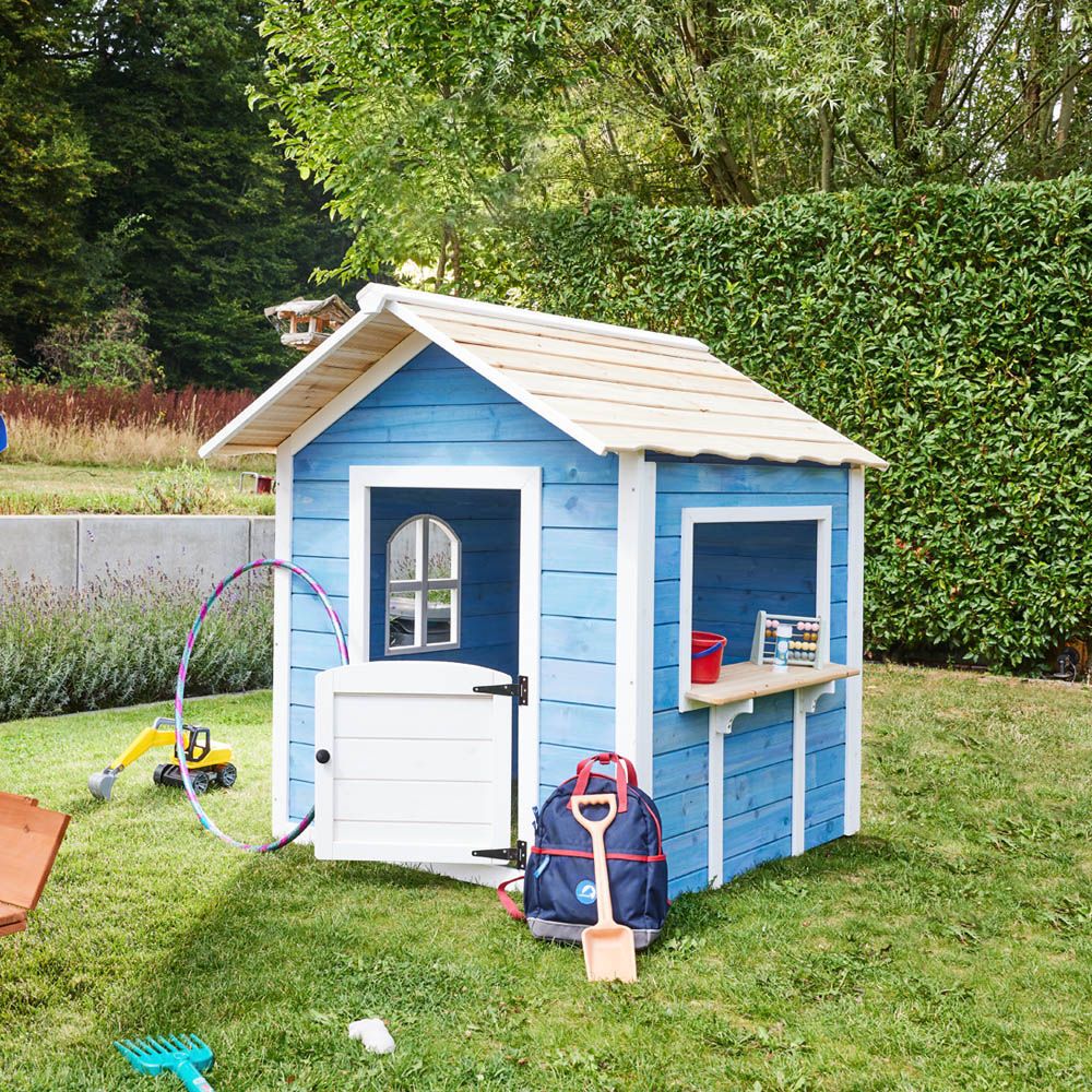 Caseta Jardín Infantil Home Deluxe Der Grosse Palast 118,2  X 138  X 132,5 Cm - Azul