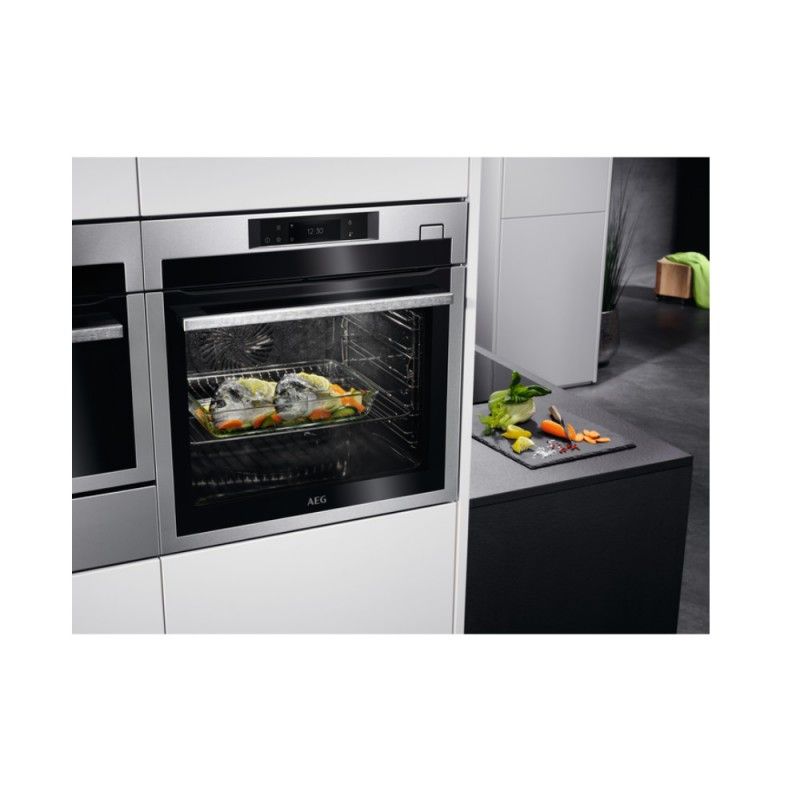 Horno Aeg Bse782380m Inox Vapor Sonda