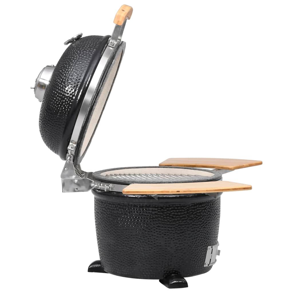 Kamado Barbacoa Parrilla Quemador Cerámica 44 Cm Vidaxl