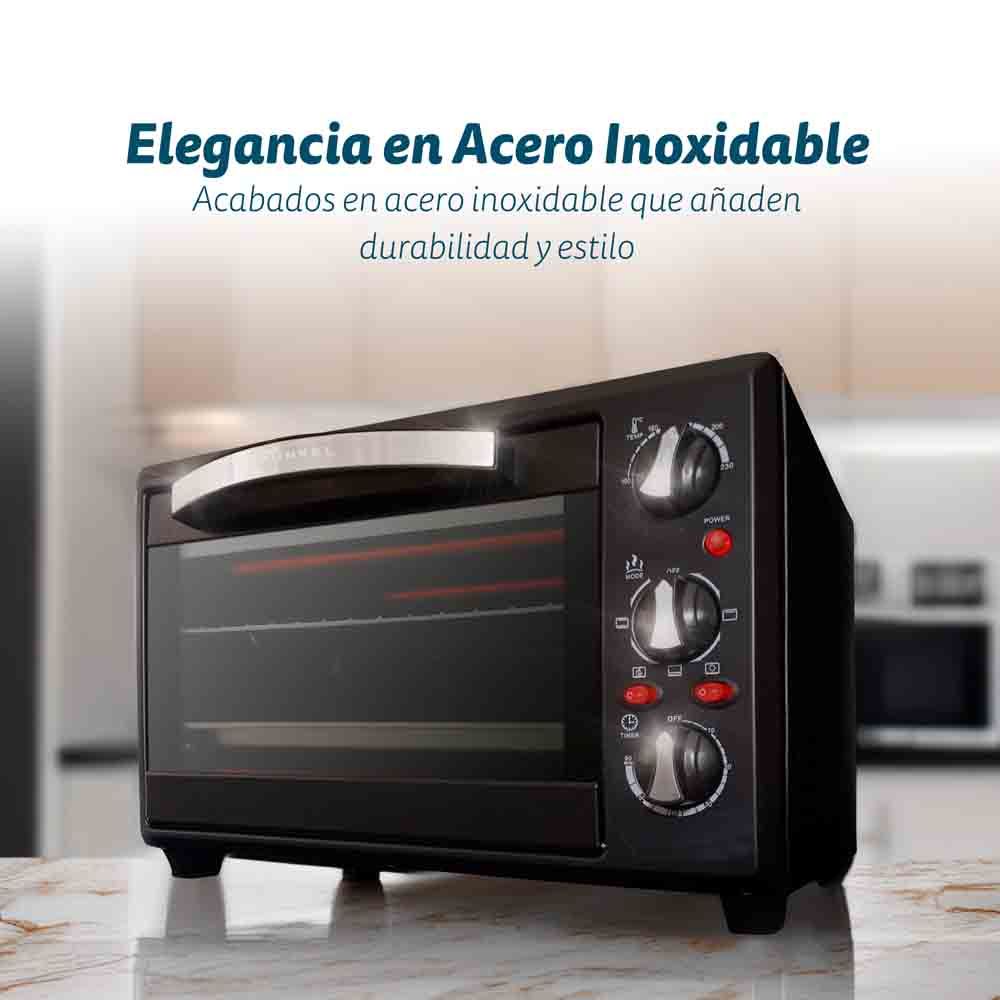 Horno Eléctrico Multifunción De Sobremesa  De 38l - Hr-38nrm - 2000w - Negro