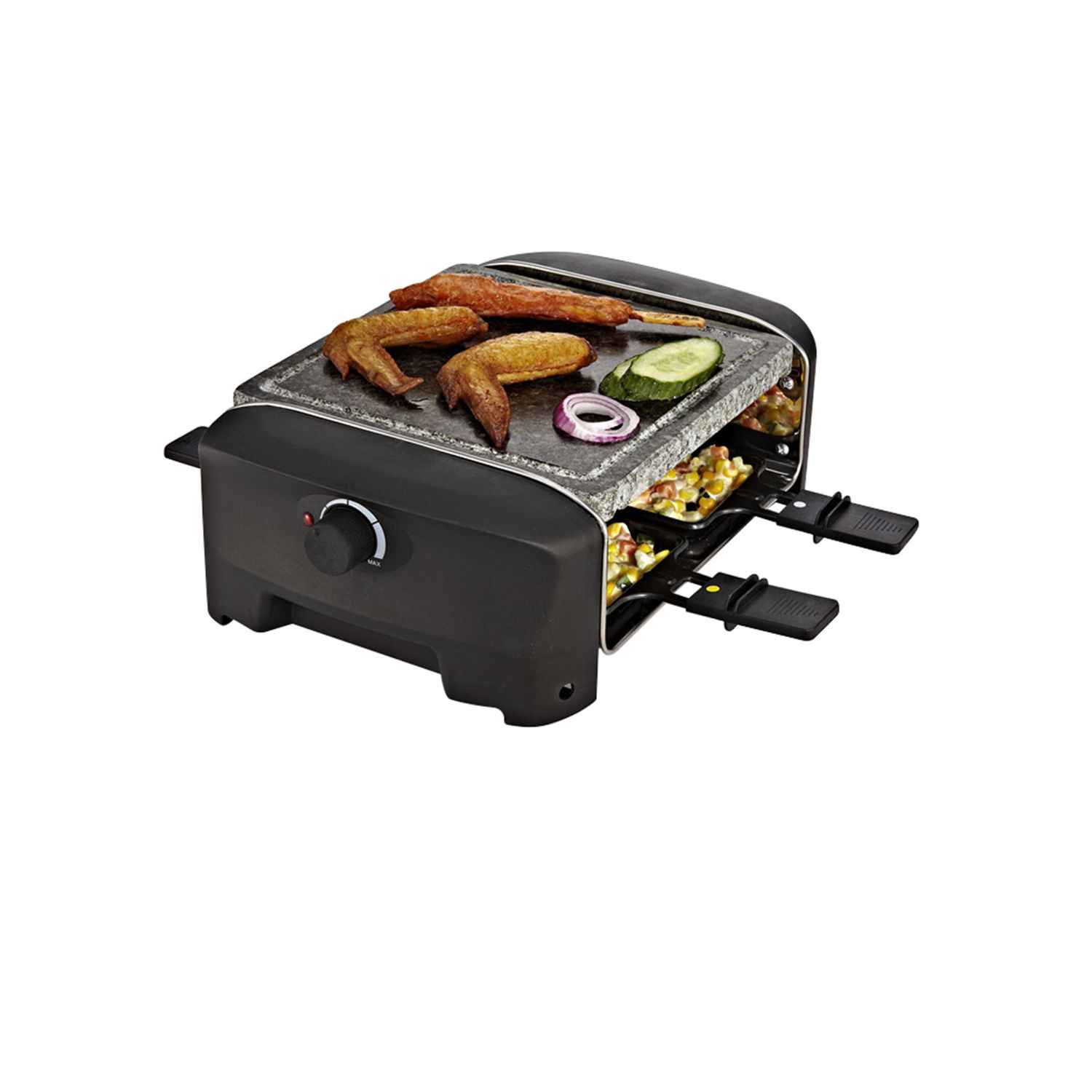 Princess 162810 Raclette 4 Stone Grill Party