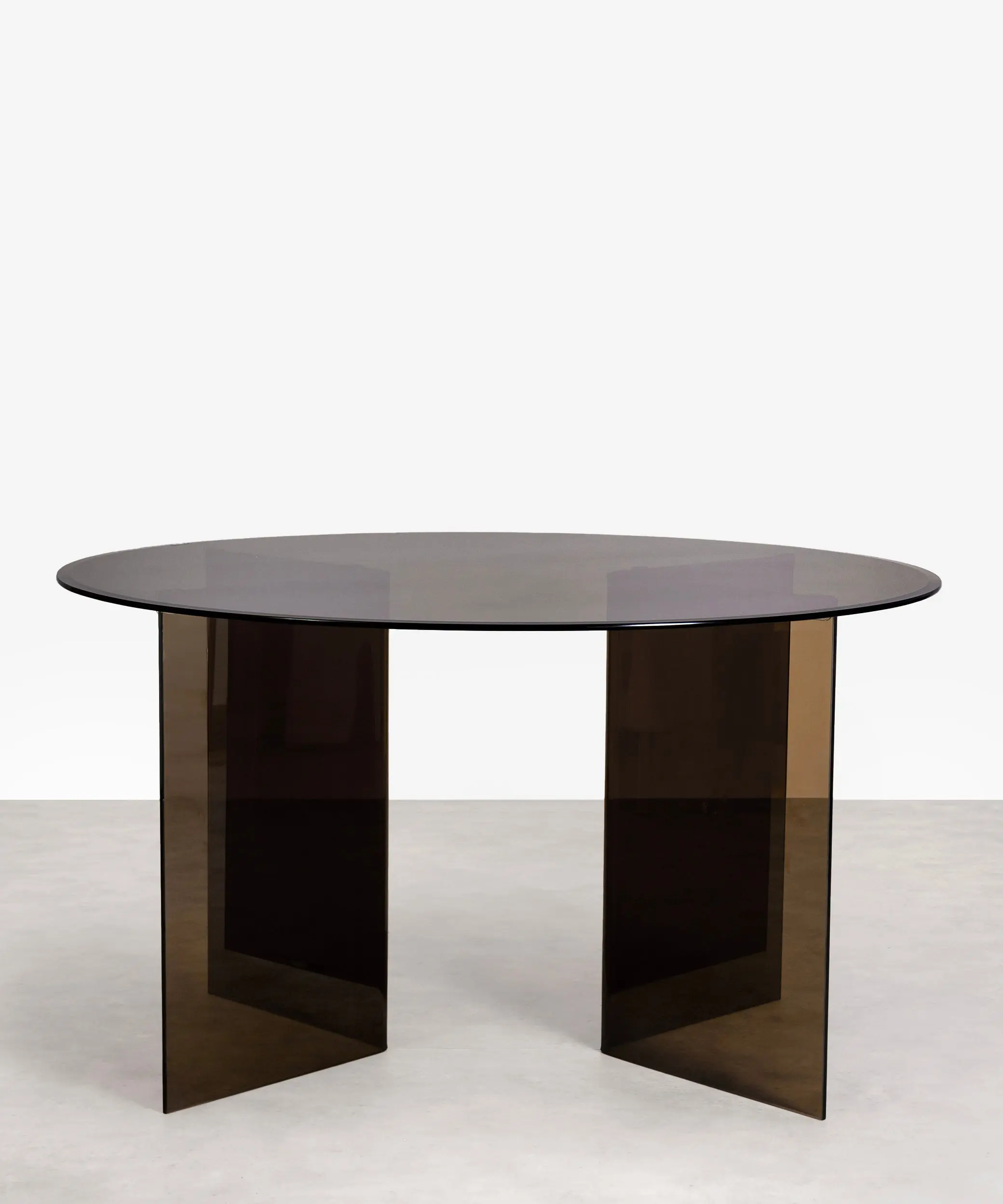 Mesa de Comedor Redonda de Cristal Templado Ona 137 cm