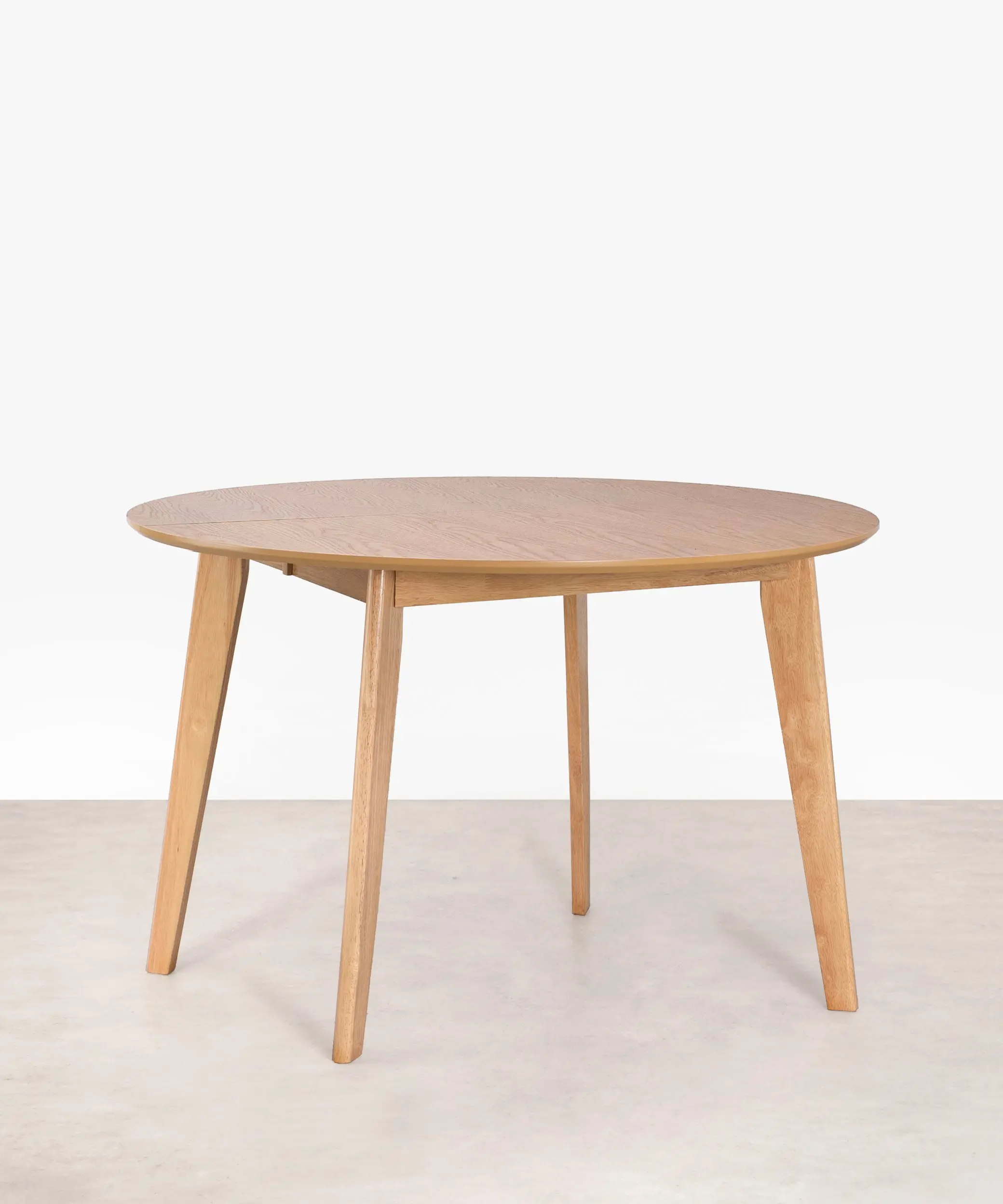 Mesa de Comedor Redonda en Madera Extensible Gala (120-150 cm)