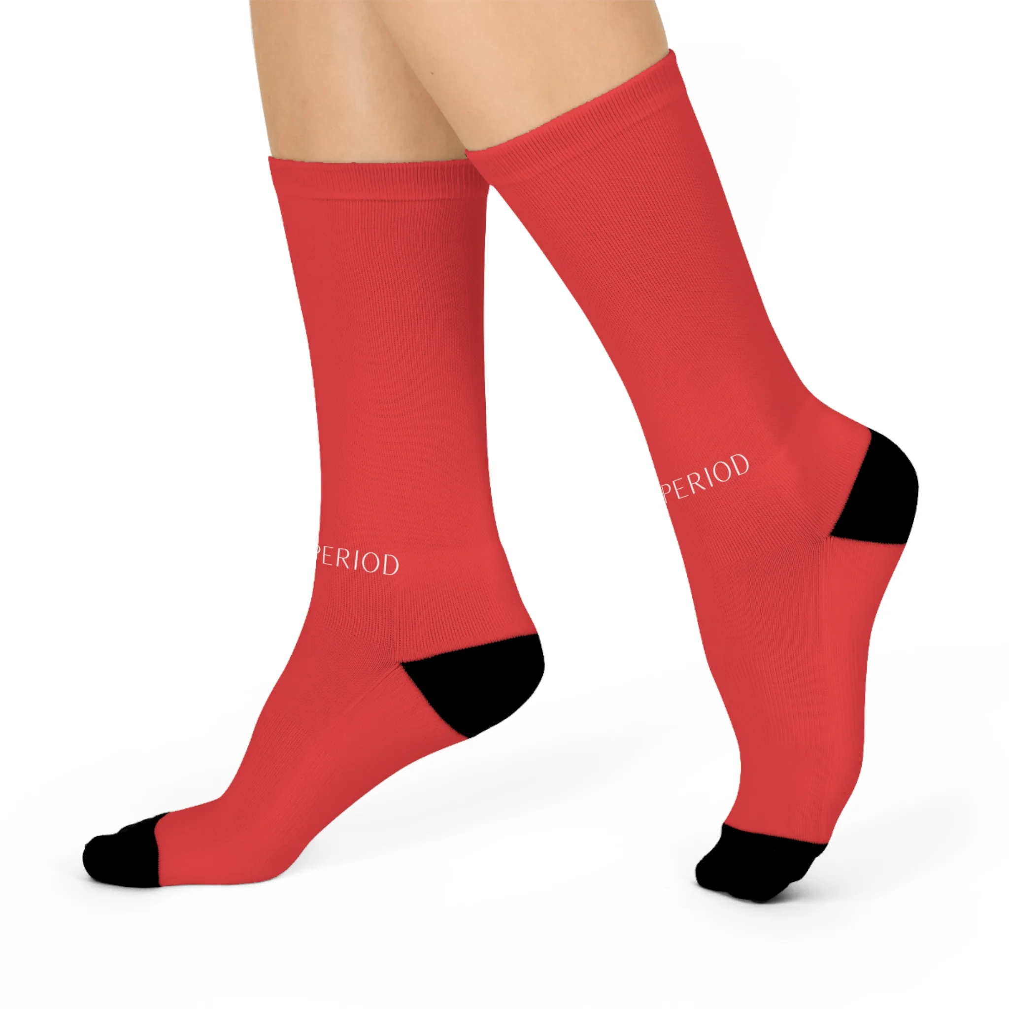 Blood Red Cozy Socks