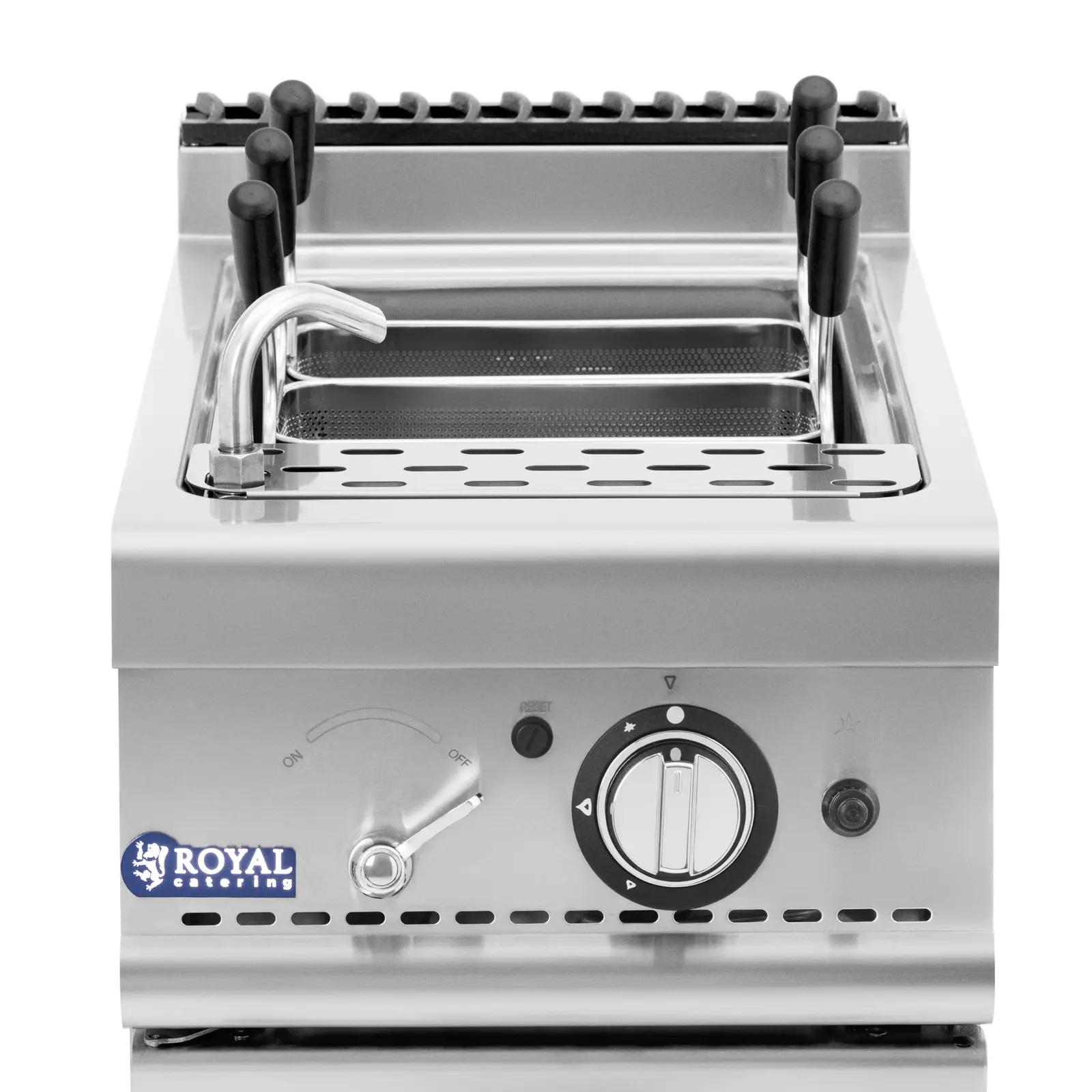 Gass Pasta Komfyr - 2 x 4 kW - propan / LPG / naturgass - 40 x 73 cm - Pro 730 Series - Royal Catering