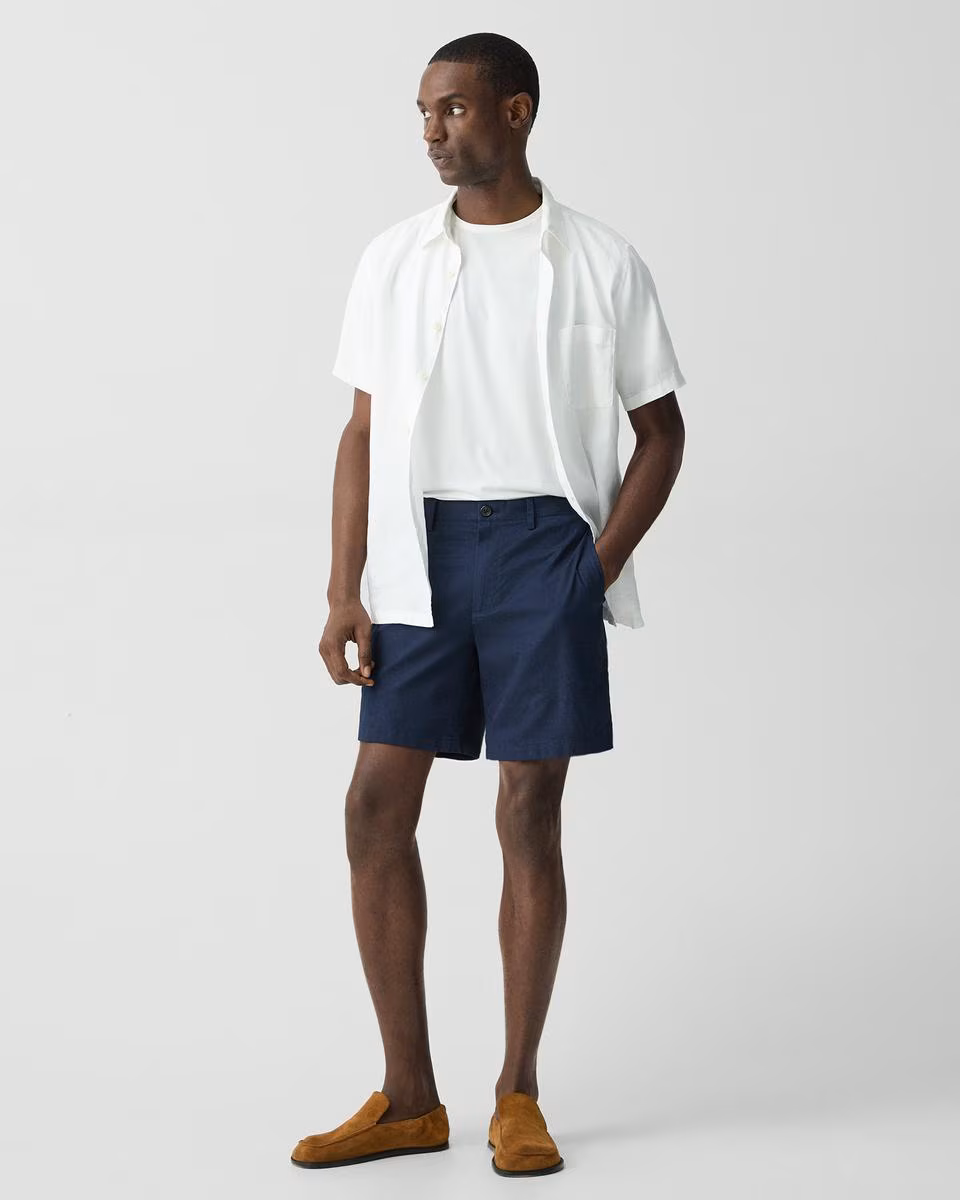 Zaine Short in Stretch Cotton - Theory Factory Store
