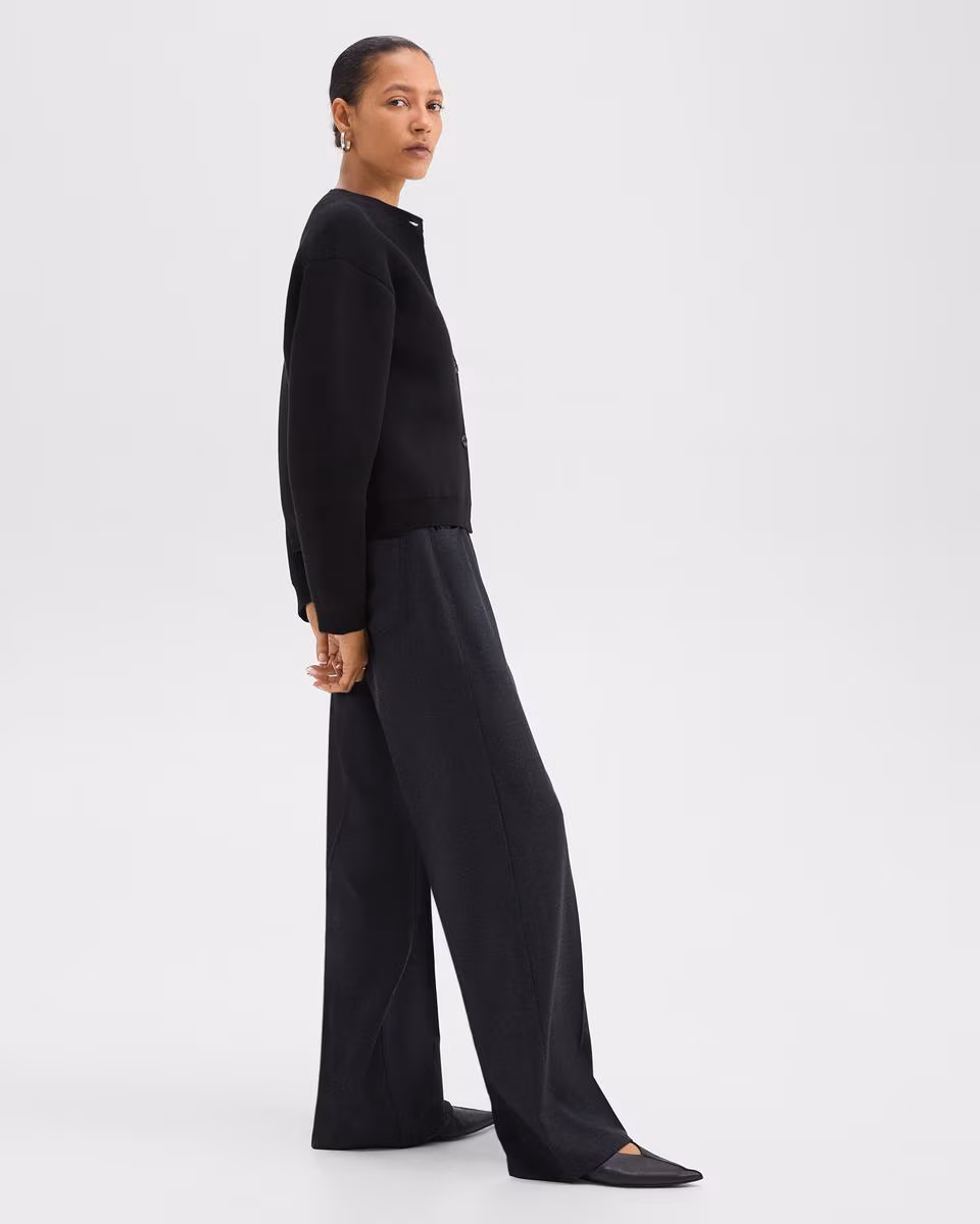 Straight-Leg 5-Pocket Pant in Stretch Flannel - Theory Factory Store