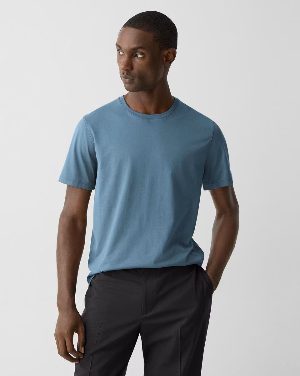 Precise Tee in Cotton Jersey - Theory Factory Store