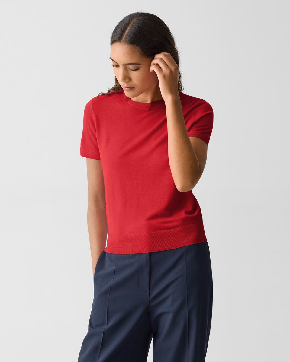 Sweater Tee in Regal Wool - Theory Factory Store