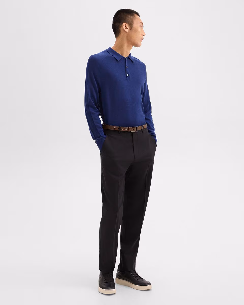 Relaxed Pant in Wool Gabardine - Theory Factory Store