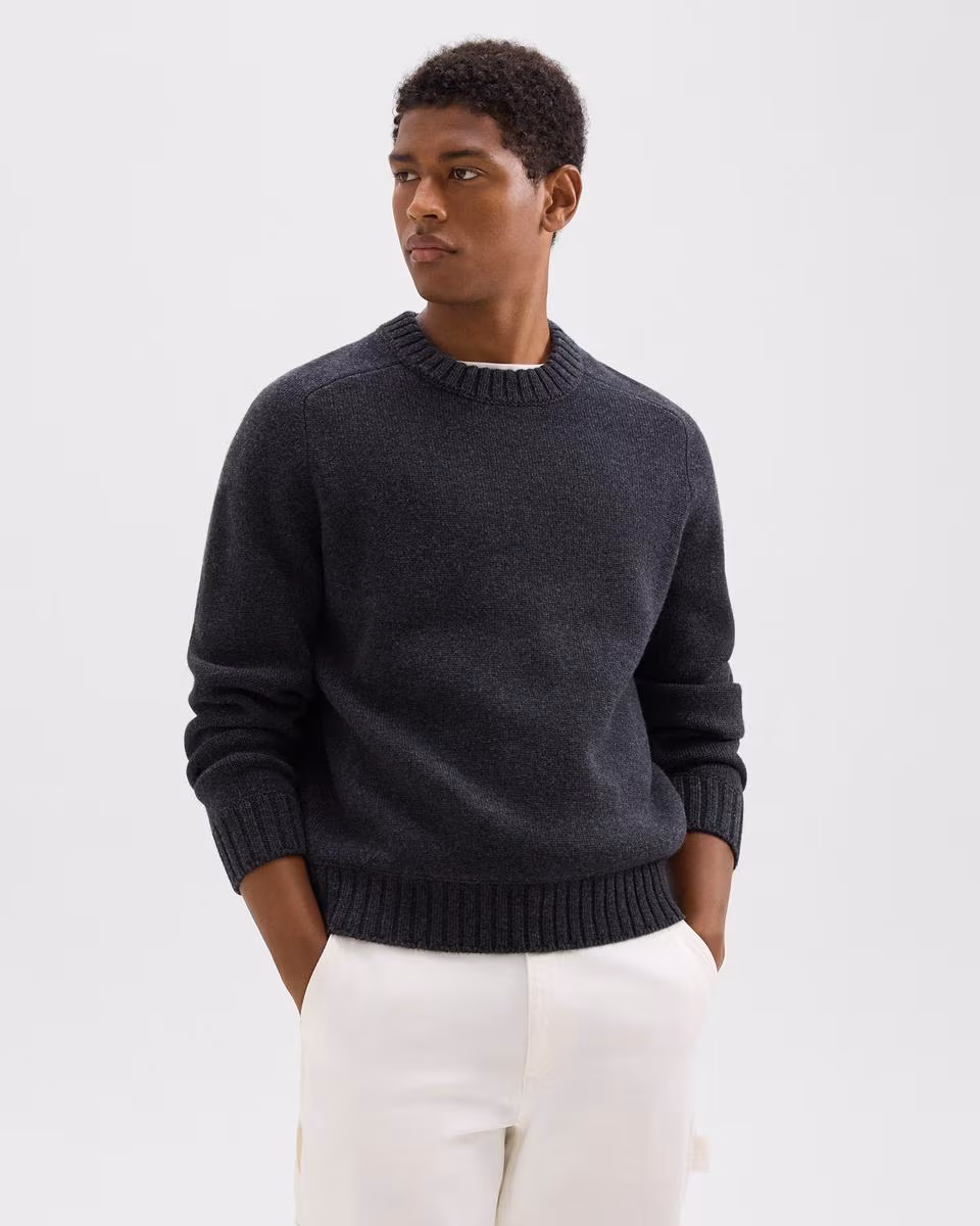 Crewneck Sweater in Wool-Cashmere - Theory Factory Store