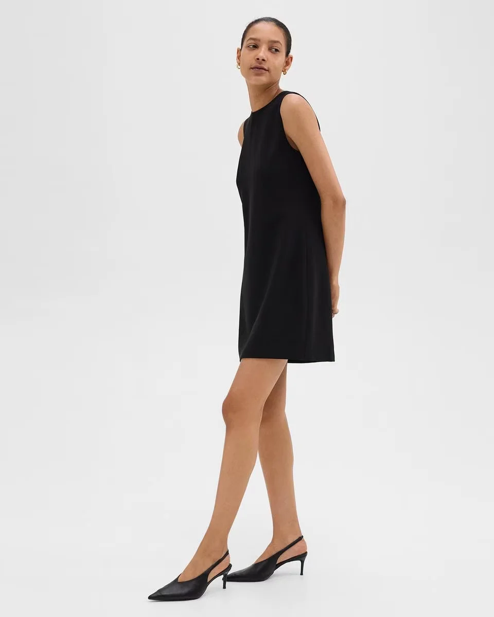 Theory Outlet Online | Shift Dress in Admiral Crepe