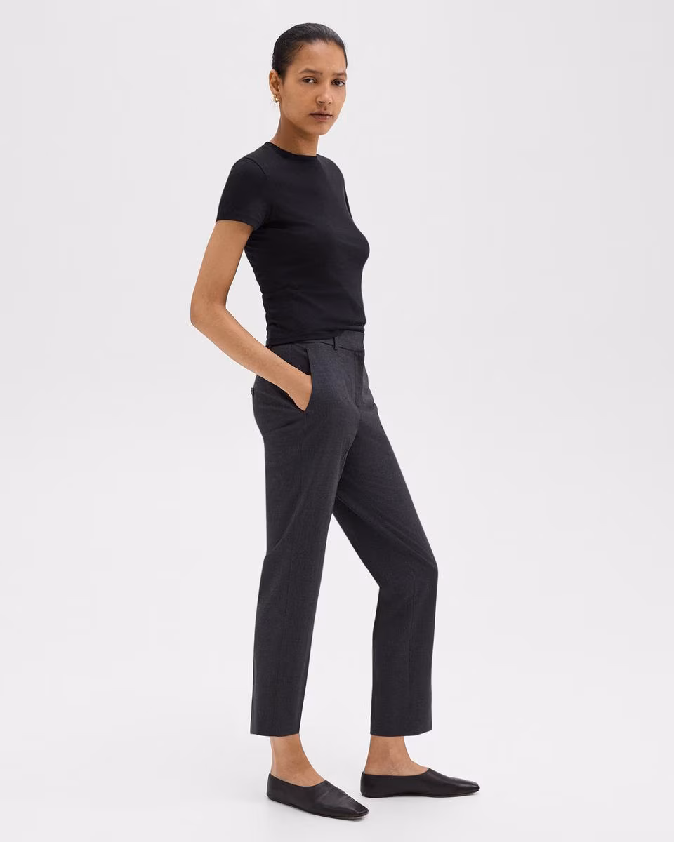 Treeca Pant in Good Wool - Theory Factory Store